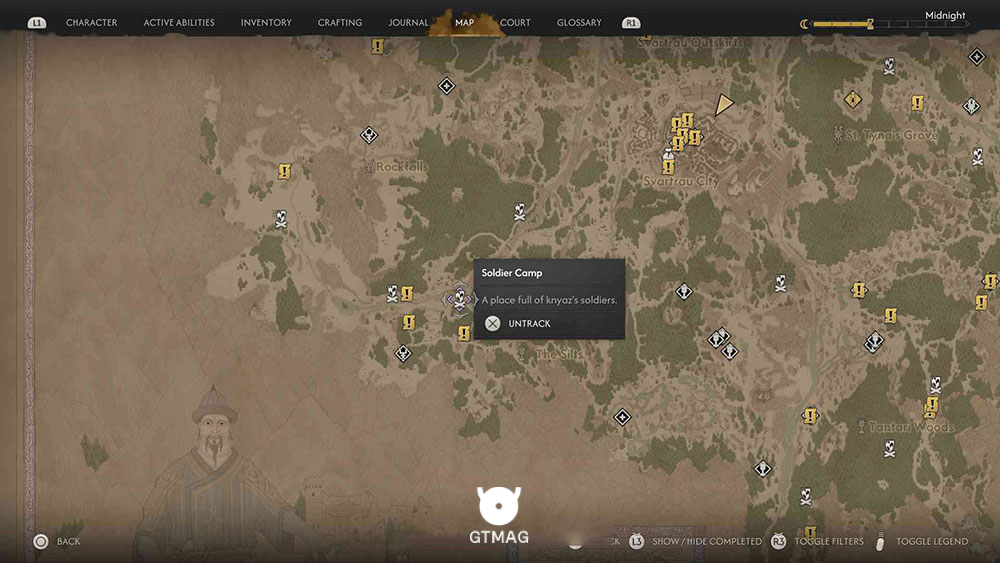 Soldier Camp شماره 11 - تمام مکان&zwnj;های Soldier Camp در Blood of Dawnwalker