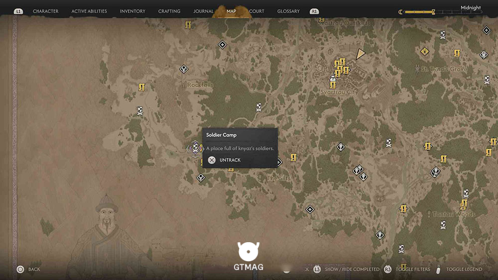 Soldier Camp شماره 12 - تمام مکان&zwnj;های Soldier Camp در Blood of Dawnwalker