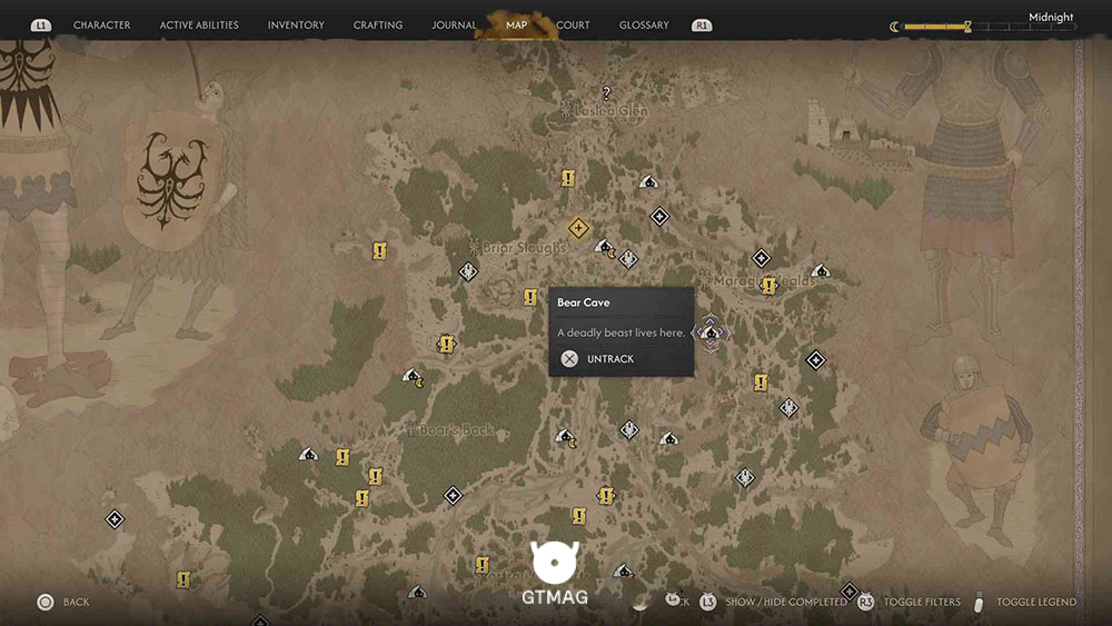 Monster Lair شماره 4: Bear Cave - تمام مکان&zwnj;های Monster Lair در Blood of Dawnwalker