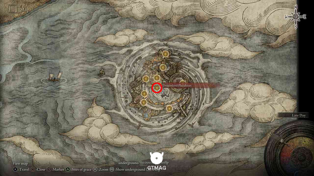 باس شماره 65 - Dragonlord Placidusax (لازم برای تروفی) - راهنمای باس های Elden Ring - همه Bossها