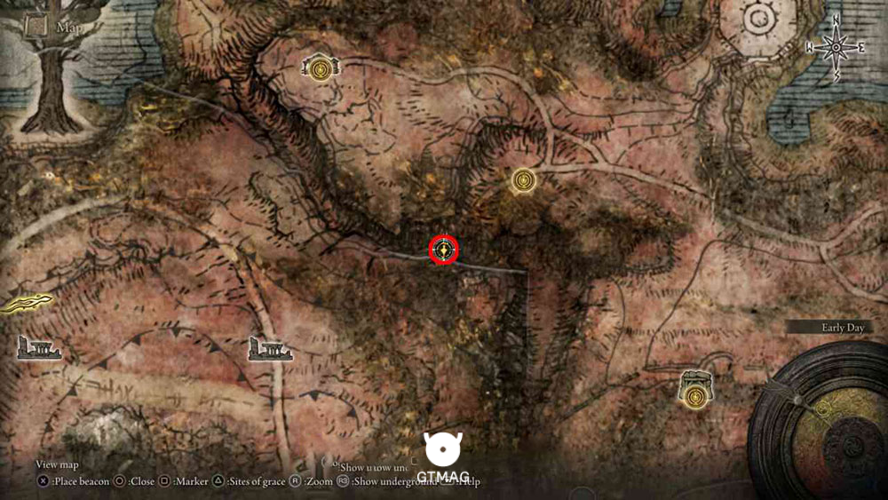 روش 2: پریدن از صخره&zwnj;ها در Caelem Ruins - چگونه در Elden Ring به شمال Caelid یعنی Greyoll&rsquo;s Dragonbarrow برویم