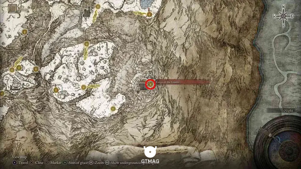 از Forge of the Giants برای رسیدن به Crumbling Farum Azula استفاده کنید - چگونه در Elden Ring به Crumbling Farum Azula برسیم
