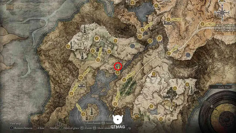 محل Ash of War: Hoarfrost Stomp در Elden Ring