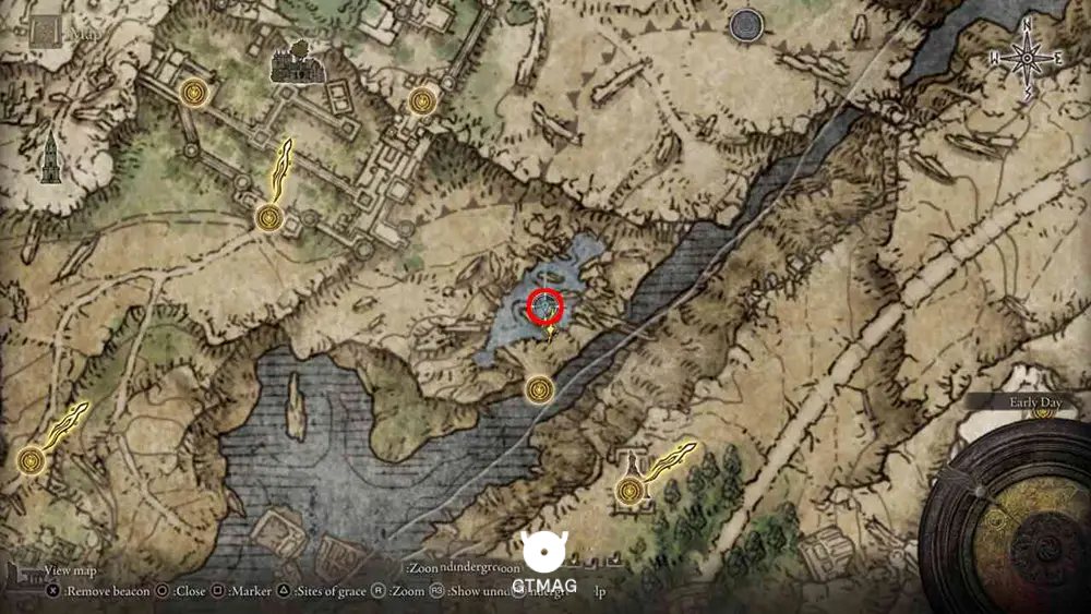 محل Ash of War: Hoarfrost Stomp در Elden Ring