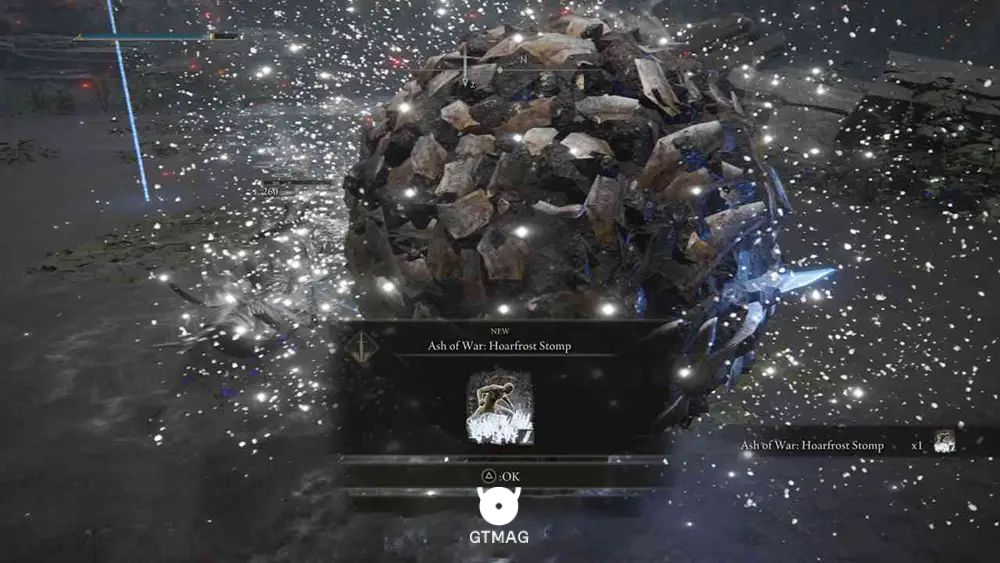محل Ash of War: Hoarfrost Stomp در Elden Ring