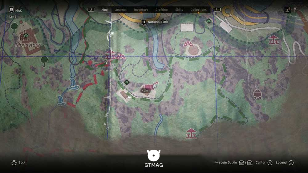 Blueprint شماره 27: Ciupaga - تمام مکانهای Blueprint در Dying Light: The Beast