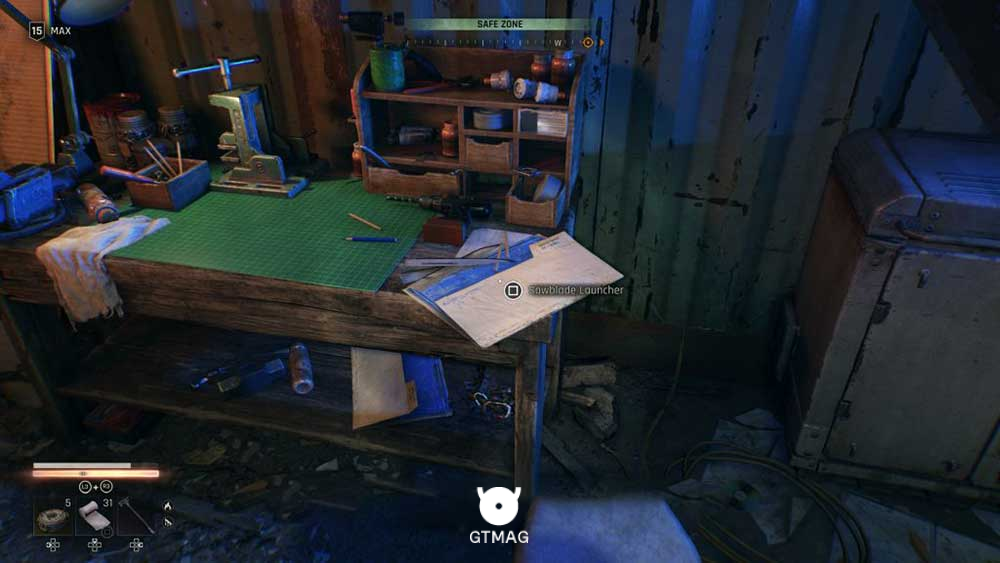 Blueprint شماره 44: Sawblade Launcher - تمام مکانهای Blueprint در Dying Light: The Beast
