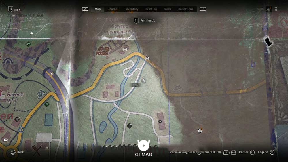 Blueprint شماره 59: Catapult - تمام مکانهای Blueprint در Dying Light: The Beast