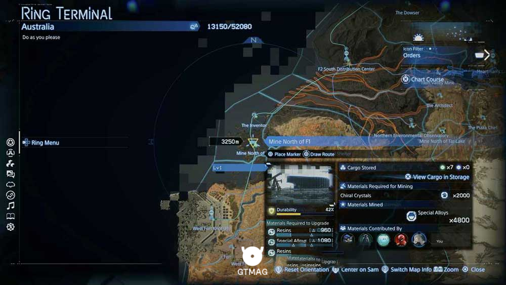 2 &ndash; Mine North of F1 - مکان&zwnj;های Mine در Death Stranding 2