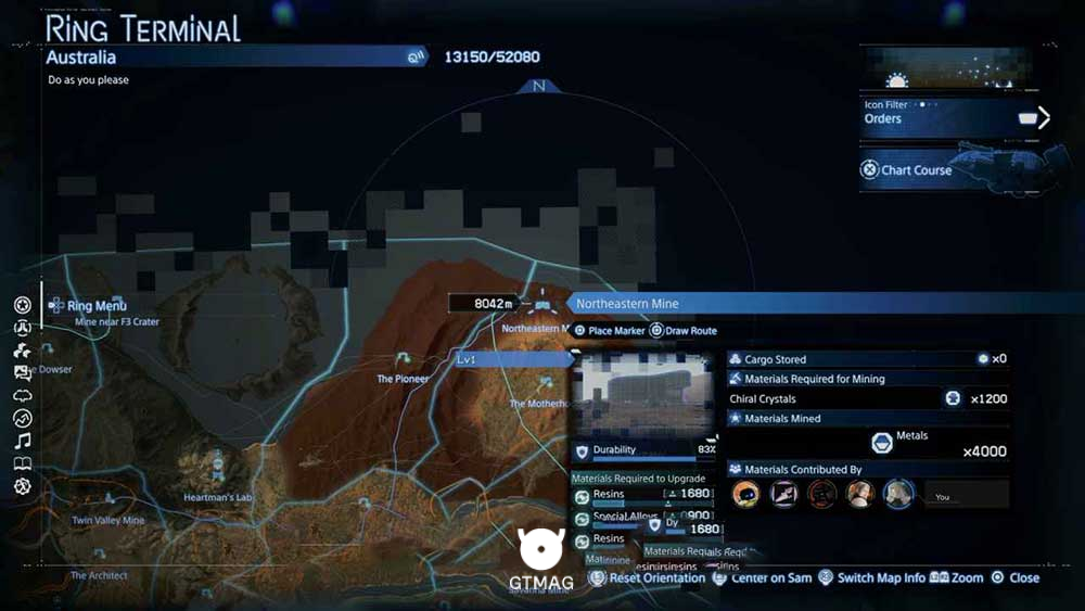 5 &ndash; Northeastern Mine - مکان&zwnj;های Mine در Death Stranding 2