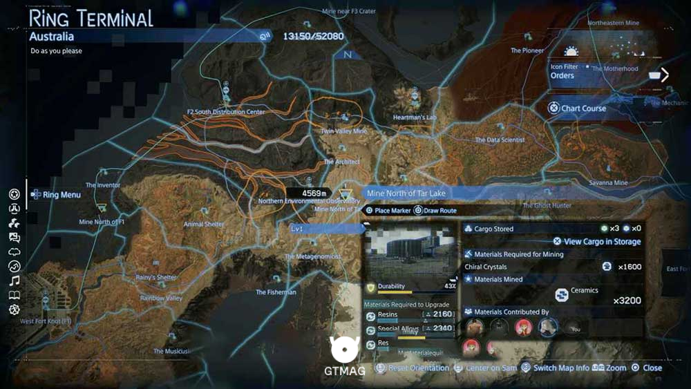 7 &ndash; Mine North of Tar Lake - مکان&zwnj;های Mine در Death Stranding 2
