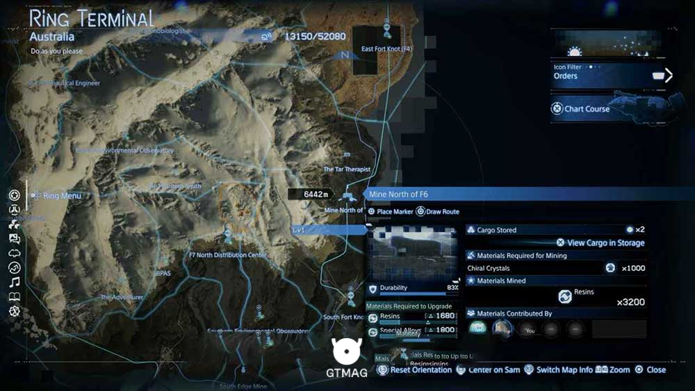 8 &ndash; Mine North of F6 - مکان&zwnj;های Mine در Death Stranding 2