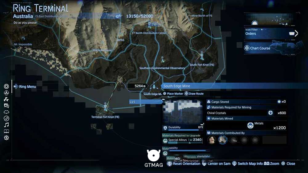 9 &ndash; South Edge Mine - مکان&zwnj;های Mine در Death Stranding 2