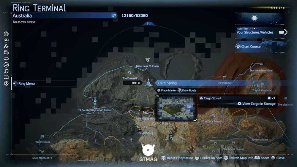 3. Chiral Spring - مکان&zwnj;های Hot Spring در Death Stranding 2