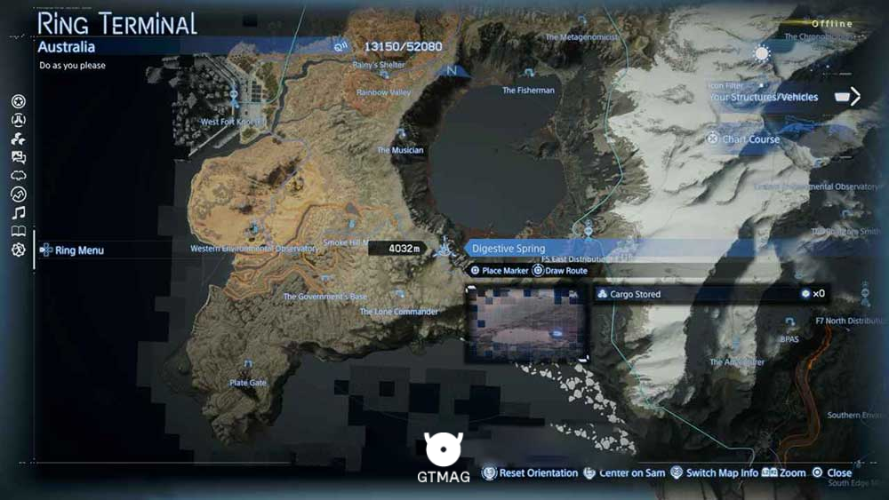 5. Digestive Spring - مکان&zwnj;های Hot Spring در Death Stranding 2