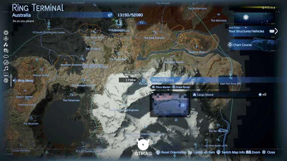 6. Metallic Spring - مکان&zwnj;های Hot Spring در Death Stranding 2