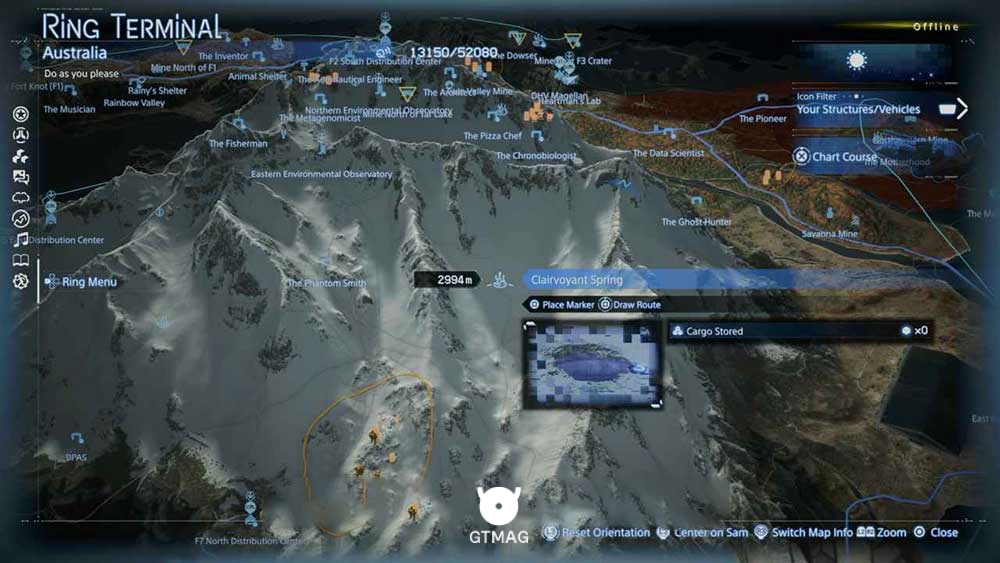7. Clairvoyant Spring - مکان&zwnj;های Hot Spring در Death Stranding 2