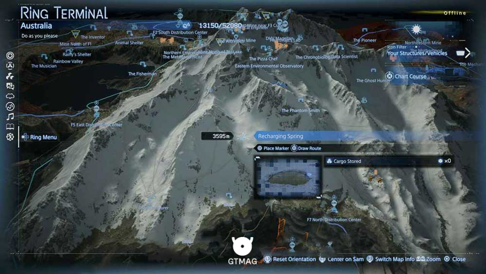 8. Recharging Spring - مکان&zwnj;های Hot Spring در Death Stranding 2
