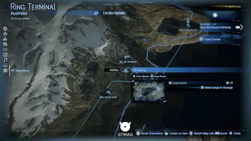 9. Tar Spring - مکان&zwnj;های Hot Spring در Death Stranding 2