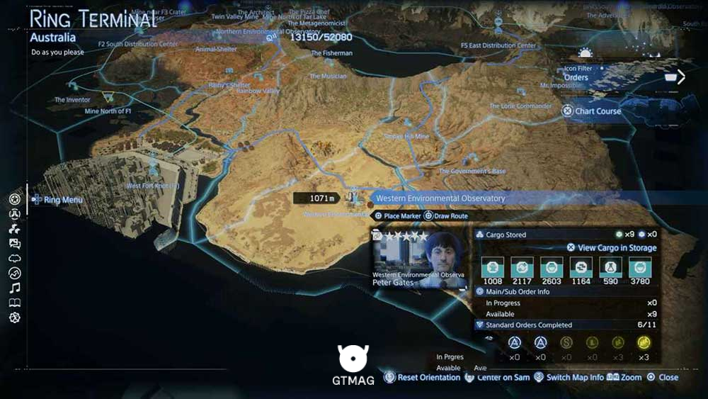 شماره 8 – Western Environmental Observatory - موقعیتها و بازگشایی Facilityها در Death Stranding 2