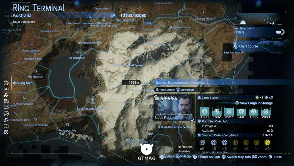 شماره 33 – Eastern Environmental Observatory - موقعیتها و بازگشایی Facilityها در Death Stranding 2