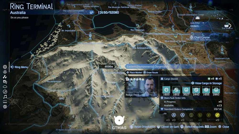 شماره 33 – Eastern Environmental Observatory - موقعیتها و بازگشایی Facilityها در Death Stranding 2