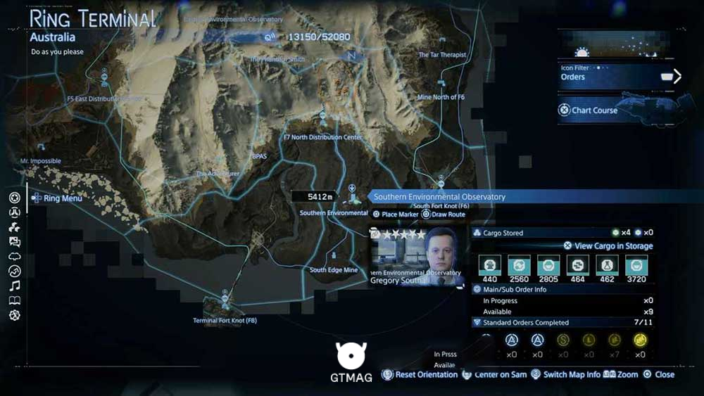 شماره 38 – Southern Environmental Observatory - موقعیتها و بازگشایی Facilityها در Death Stranding 2