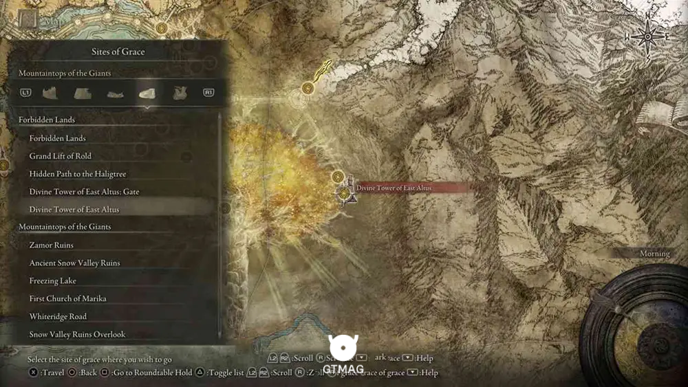 Forbidden Lands - تمام موقعیت&zwnj;های Sites of Grace در Elden Ring