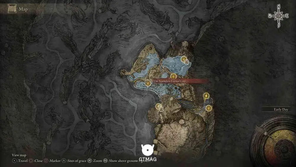 Deeproot Depths - تمام موقعیت&zwnj;های Sites of Grace در Elden Ring