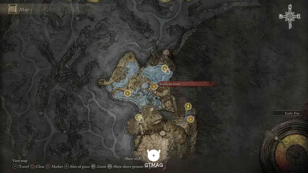 Deeproot Depths - تمام موقعیت&zwnj;های Sites of Grace در Elden Ring