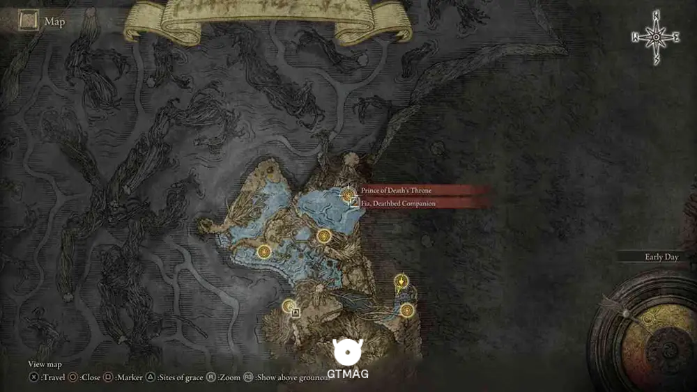 Deeproot Depths - تمام موقعیت&zwnj;های Sites of Grace در Elden Ring