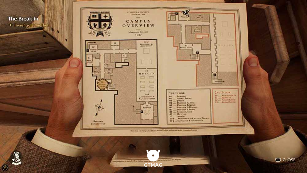 Adventure Note .5 &ndash; Shirley&rsquo;s Letter 15 AP - مکان Collectibleهای Marshall College در Indiana Jones and the Great Circle