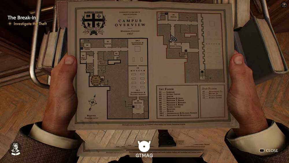 Adventure Note .6 &ndash; Baseball Card 15 AP - مکان Collectibleهای Marshall College در Indiana Jones and the Great Circle