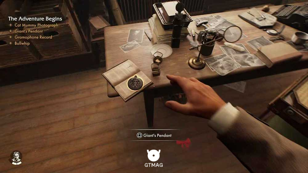 Adventure Note .9 &ndash; Giant&rsquo;s Pendant 15 AP - مکان Collectibleهای Marshall College در Indiana Jones and the Great Circle
