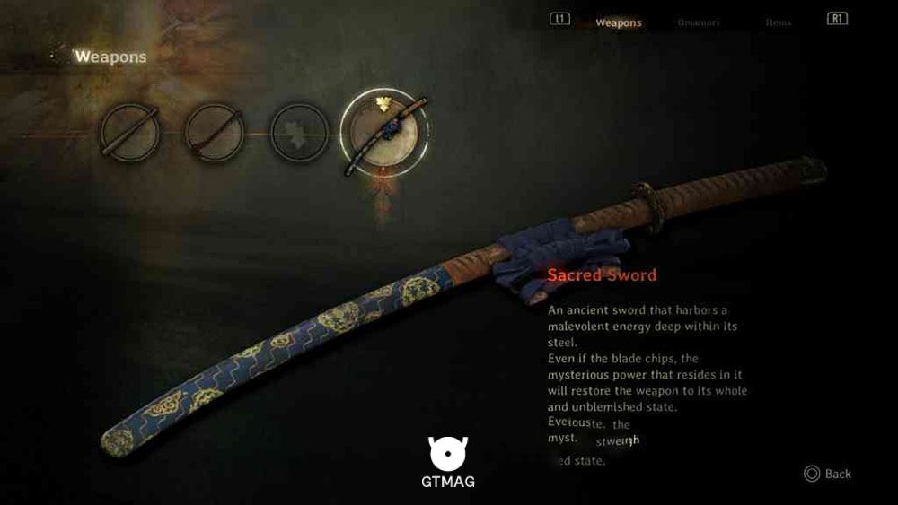 Weapon: Sacred Sword، برای Endingهای 2 و 3 - مکان Collectibleهای New Game+ در Silent Hill f