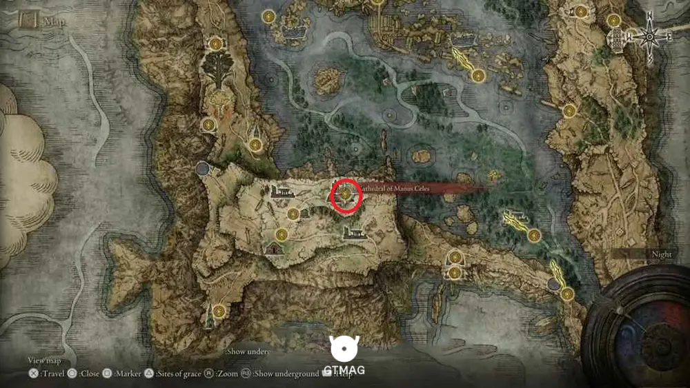 Legendary Armament شماره 9: Dark Moon Greatsword - تمام مکان&zwnj;های Legendary Armament در Elden Ring