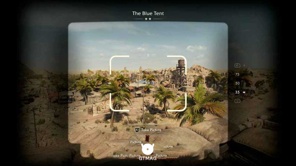 Discovery Note .3: The Blue Tent، 35 AP - مکان های Collectibleهای Gizeh در Indiana Jones and the Great Circle