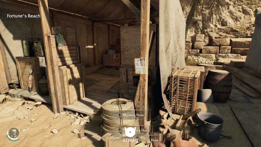 Mystery Note .1: Wanted poster، 25 AP - مکان های Collectibleهای Gizeh در Indiana Jones and the Great Circle
