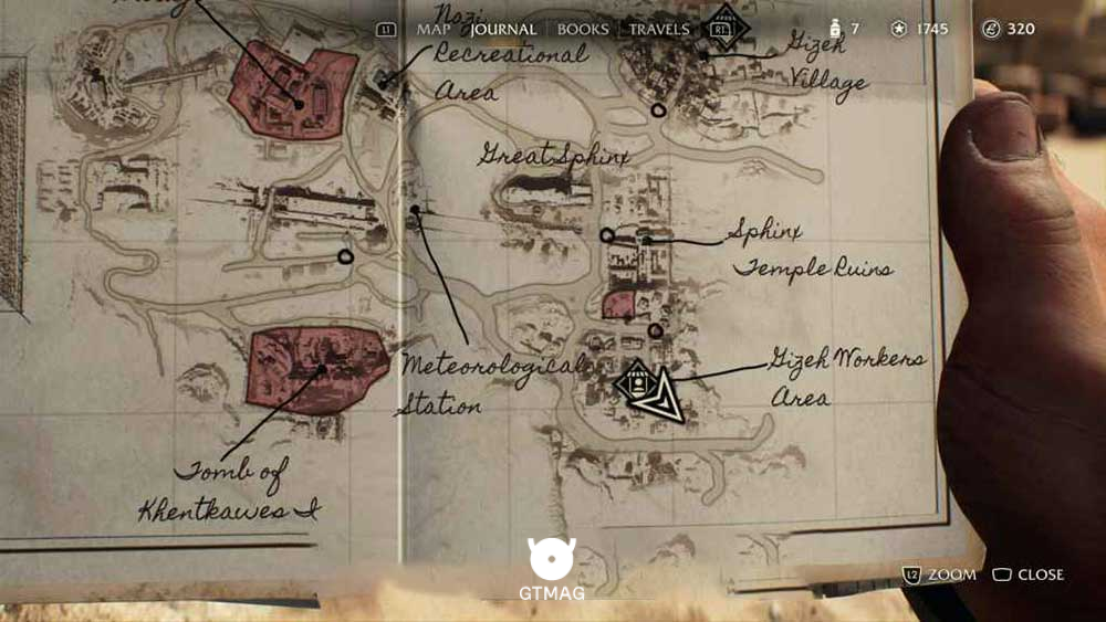 Mystery Note .2: Trail of Red Paint - مکان های Collectibleهای Gizeh در Indiana Jones and the Great Circle