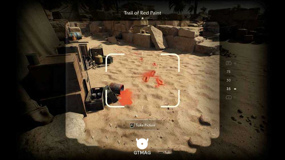 Mystery Note .2: Trail of Red Paint - مکان های Collectibleهای Gizeh در Indiana Jones and the Great Circle