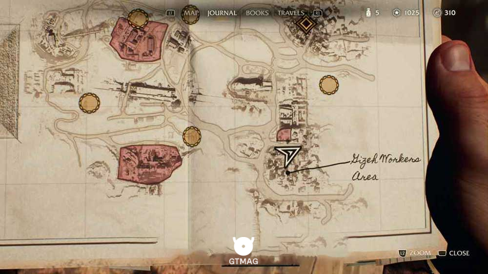 Discovery Note .7: Thieves Article، 25 AP - مکان های Collectibleهای Gizeh در Indiana Jones and the Great Circle