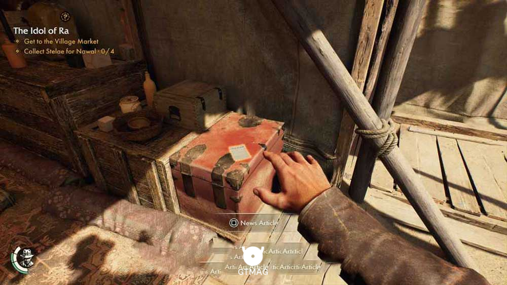 Discovery Note .7: Thieves Article، 25 AP - مکان های Collectibleهای Gizeh در Indiana Jones and the Great Circle