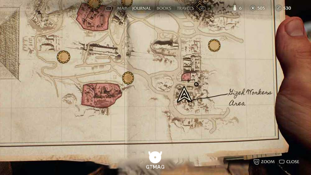 Discovery Note .8: Field Kitchen - مکان های Collectibleهای Gizeh در Indiana Jones and the Great Circle