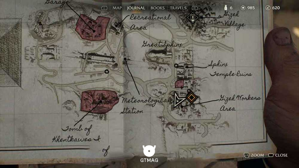 Discovery Note .9: Fattah Recipe - مکان های Collectibleهای Gizeh در Indiana Jones and the Great Circle