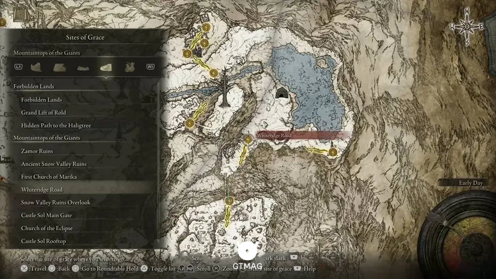 موقعیت&zwnj;ها - موقعیت Giant&rsquo;s Prayerbook در Elden Ring
