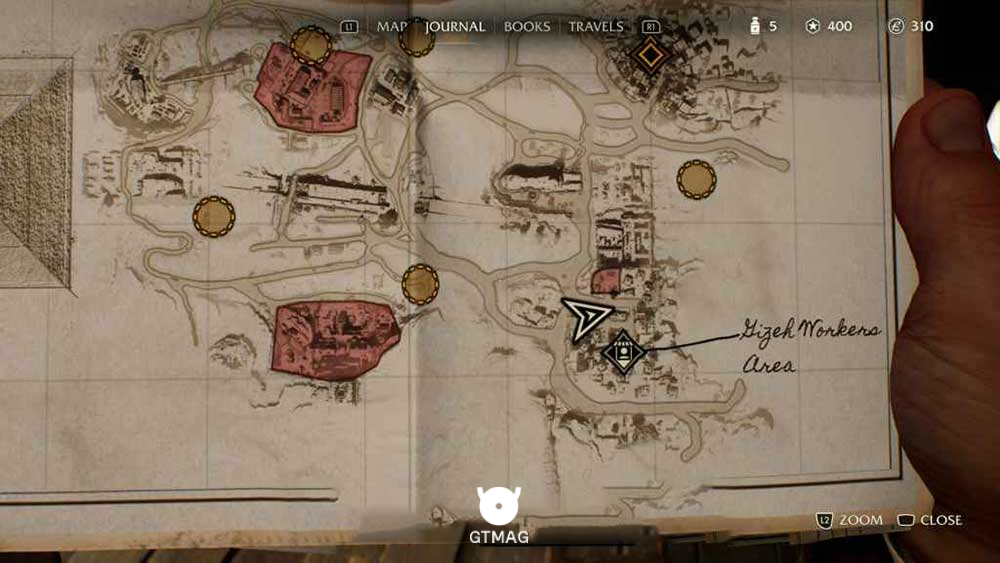 Discovery Note .11: Horror Tales .1 - مکان های Collectibleهای Gizeh در Indiana Jones and the Great Circle