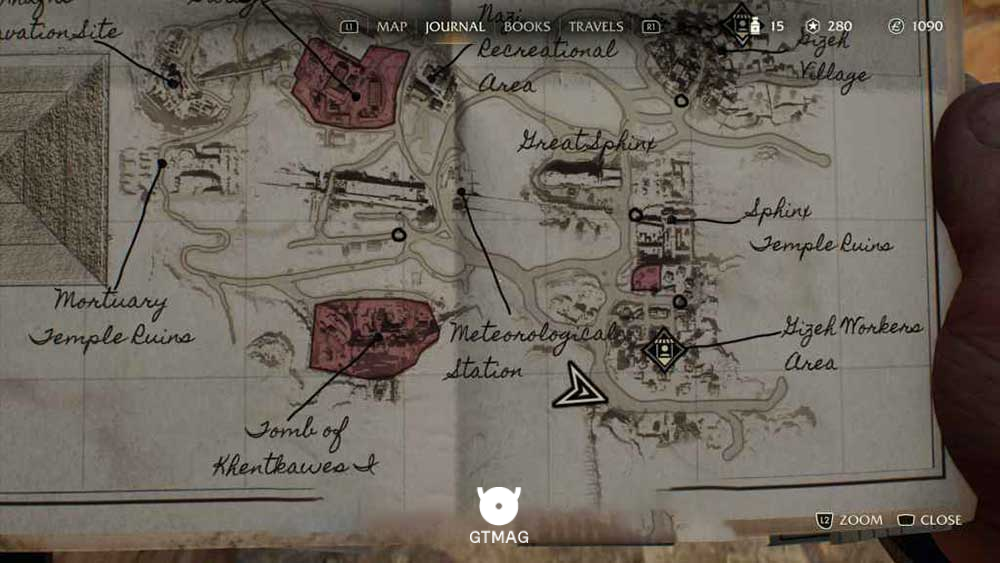 Discovery Note .13: Omega Book Page، 25 AP - مکان های Collectibleهای Gizeh در Indiana Jones and the Great Circle
