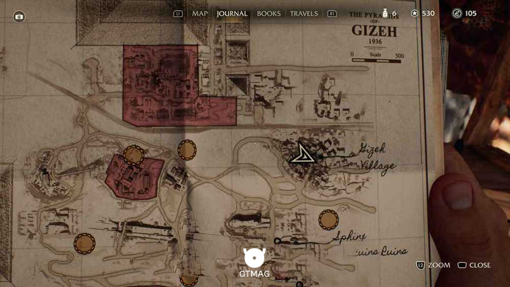 Adventure Book .4: Gizeh Books - مکان های Collectibleهای Gizeh در Indiana Jones and the Great Circle