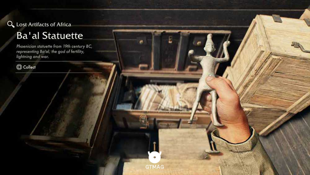 Discovery Note .22: Ba&rsquo;al Statuette، 60 AP - مکان های Collectibleهای Gizeh در Indiana Jones and the Great Circle