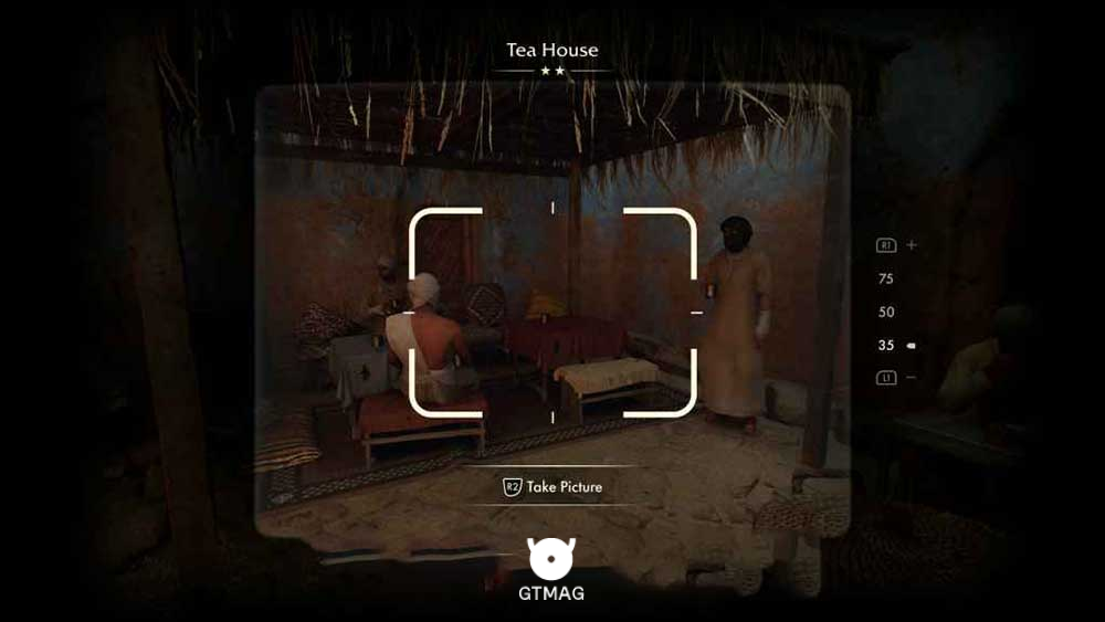 Discovery Note .26: Tea House، 35 AP - مکان های Collectibleهای Gizeh در Indiana Jones and the Great Circle